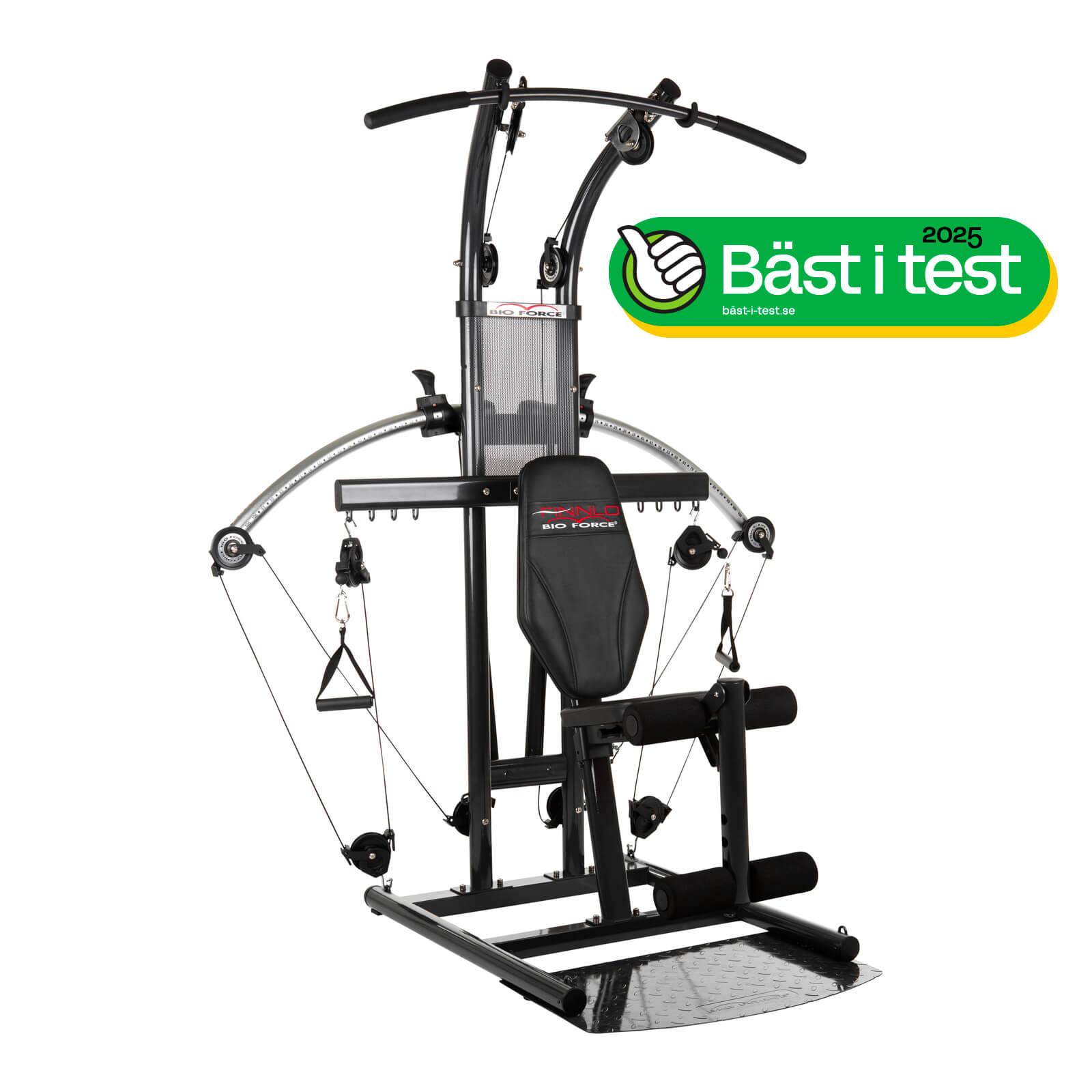 Finnlo Bio Force multigym kabelmaskin i hjemmetreningsrom