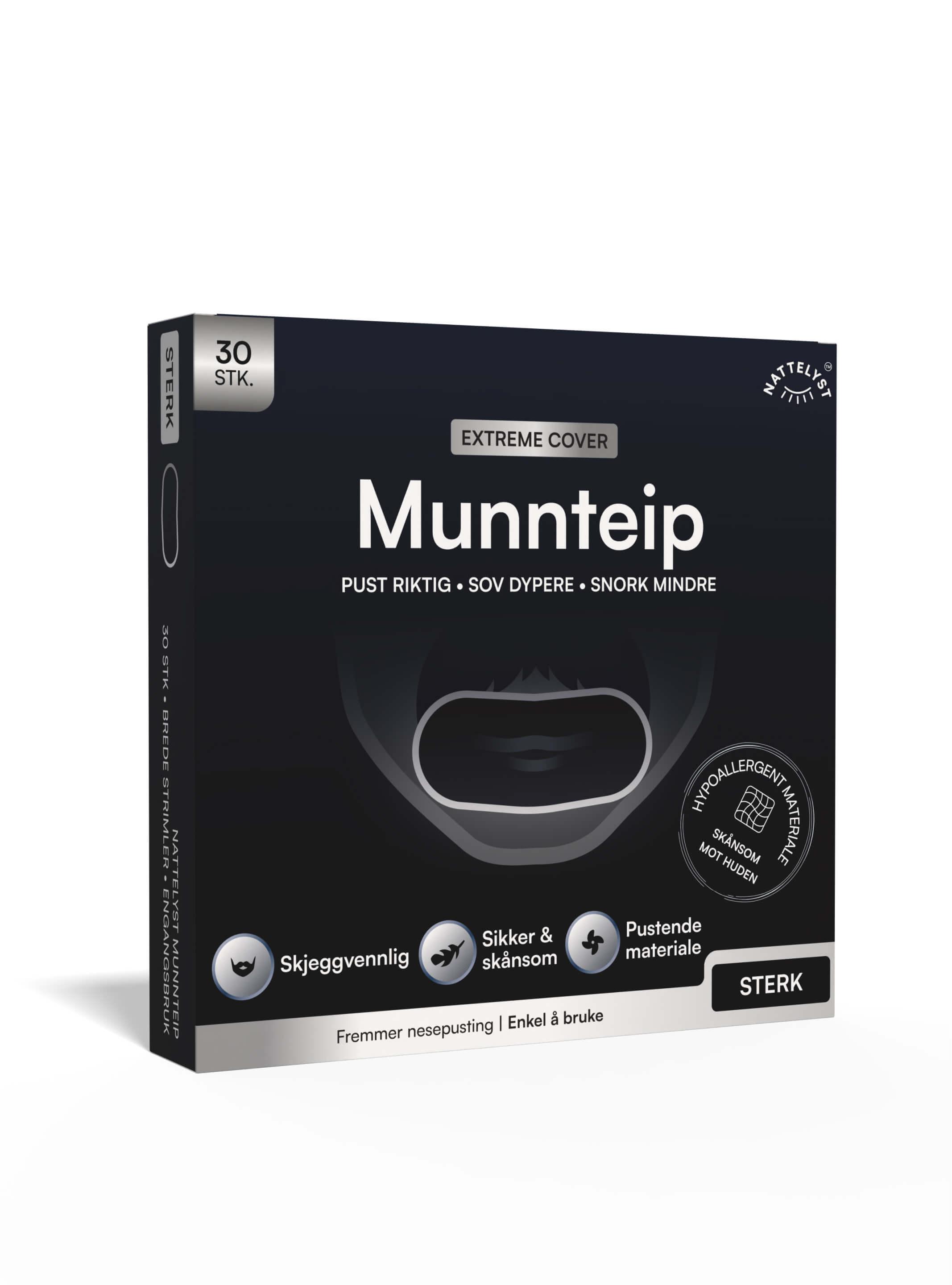 Nattelyst Munnteip Extreme med sterkere lim