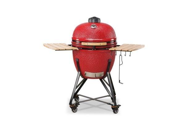 Kamado Bono Grande 23 keramisk kamado-grill, 59 cm diameter, rød