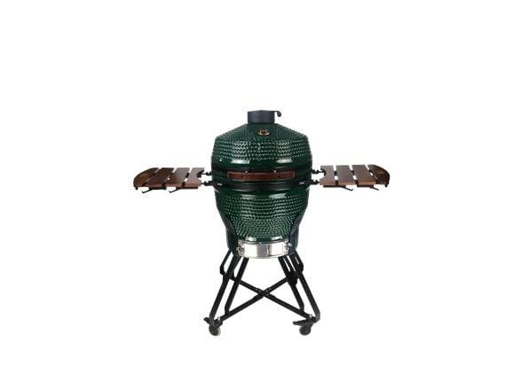 TunaBone Kamado Pro 22 tommer keramisk kamado-grill i svart
