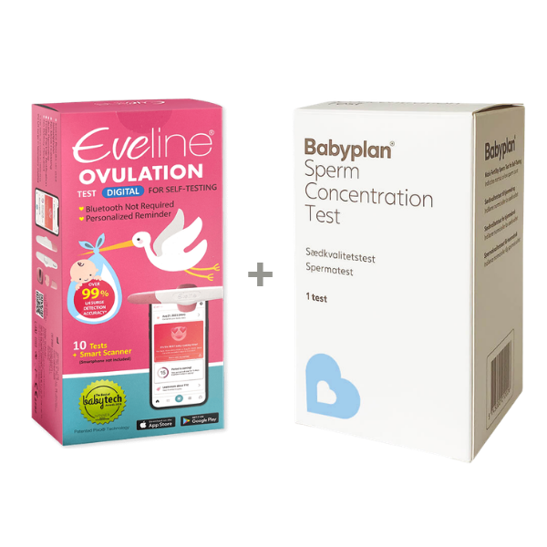 Eveline Smart fertilitetssystem sammen med Babyplan sædkvalitetstest