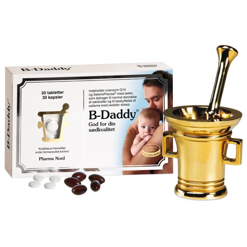 B-Daddy kosttilskudd til menn med Q10 og selen