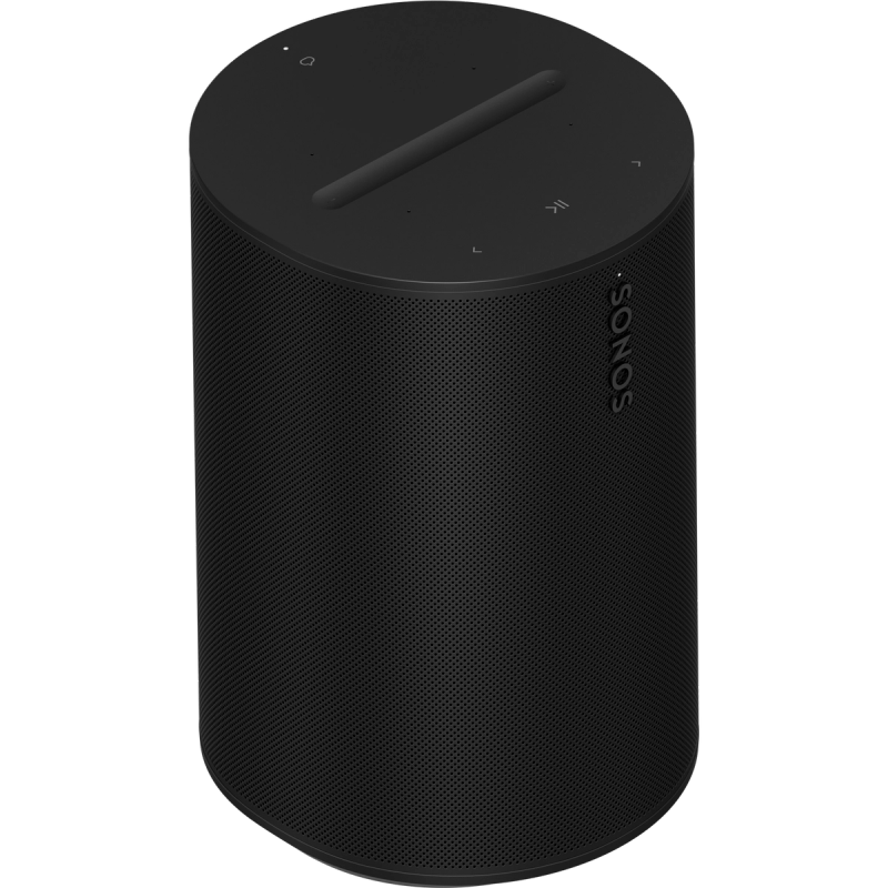 Sonos Era 100 trådløs smarthøyttaler i svart farge sett fra siden