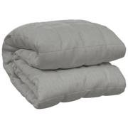 vidaXL Vektdyne grå 200x220 cm 13 kg stoff