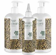 Australian BodyCare XL Hodebunnspakke mot flass, tørr hodebunn, kløe hodebunn