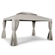 Hillerstorp Luxor Paviljong 300x400 cm i sand med aluminiumsramme