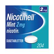 Nicotinell 2 mg sugetabletter med mintsmak - 204 stk