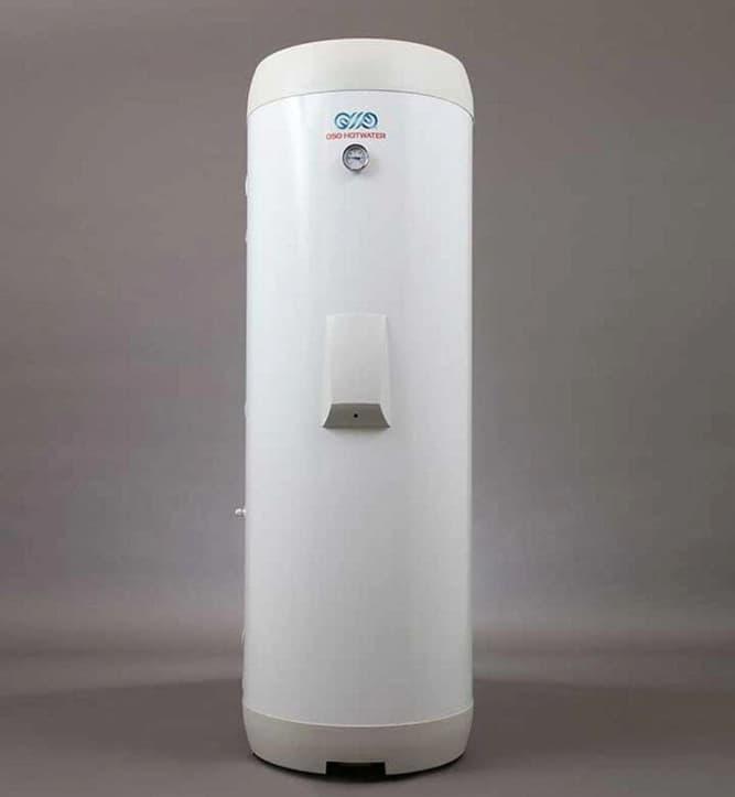 OSO AGC 300 akkumulatortank på 268 liter, beregnet for varmepumpe og geotermiske systemer