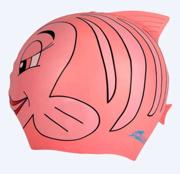Swimfin Badehette Barn - Fisk Lyserød eller Lyseblå