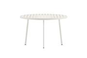 Venture Home Giardini rundt hagebord i beige aluminium, 120 cm i diameter