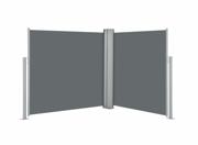 VidaXL Uttrekkbar levegg/Sidemarkise
