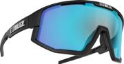 Bliz Fusion Black/Smoke Blue Multi sportsbriller