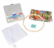 Infinity Hearts Broderi Startpakke Broderigarn Bomull 80 deler