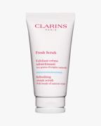 Clarins Fresh Scrub 50 ml ansiktspeeling i kremrødt tuba-format