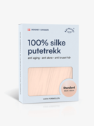 Beige putetrekk i 100 prosent morbærsilke