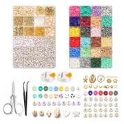 Clay Beads Heishi Beads DIY Smykkesett 6000 stk