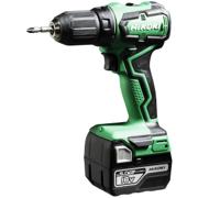 HiKOKI DS18DD batteridrill 18V med børsteløs motor og to 5Ah batterier