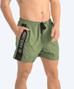 Watery Signature Eco badeshorts herre i dusty green farge