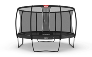 BERG Champion Regular 430 grå trampoline med Deluxe sikkerhetsnett