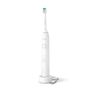 Philips Sonicare Series 5500 hvit elektrisk tannbørste stående oppreist
