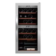 mQuvée WineExpert 24 frittstående vinkjøleskap i rustfritt stål med full glassdør