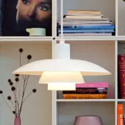 Louis Poulsen PH 4/3 designpendellampe i kobber med tre skjermer