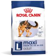 Royal Canin Maxi Adult tørrfôr for store hunder, pose på hvit bakgrunn