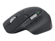 Logitech MX Master 3S ergonomisk trådløs mus i grafitt sett fra siden