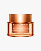 Clarins Extra-Firming Energy Day Cream i hvit beholder med gull lokk