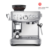 Sage Barista Express Impress espressomaskin i børstet rustfritt stål — innebygd kvern med auto-tamping