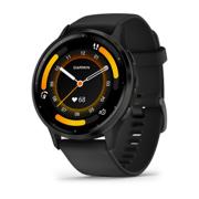 Garmin Venu 3 45mm smartklokke i slate/svart fargekombo med AMOLED-skjerm sett forfra