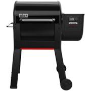 Weber Smoque pelletsgrill i sort med Weber Connect