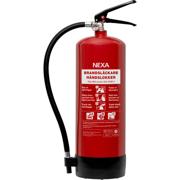 Nexa pulverslukker 6 kg rød med veggfeste